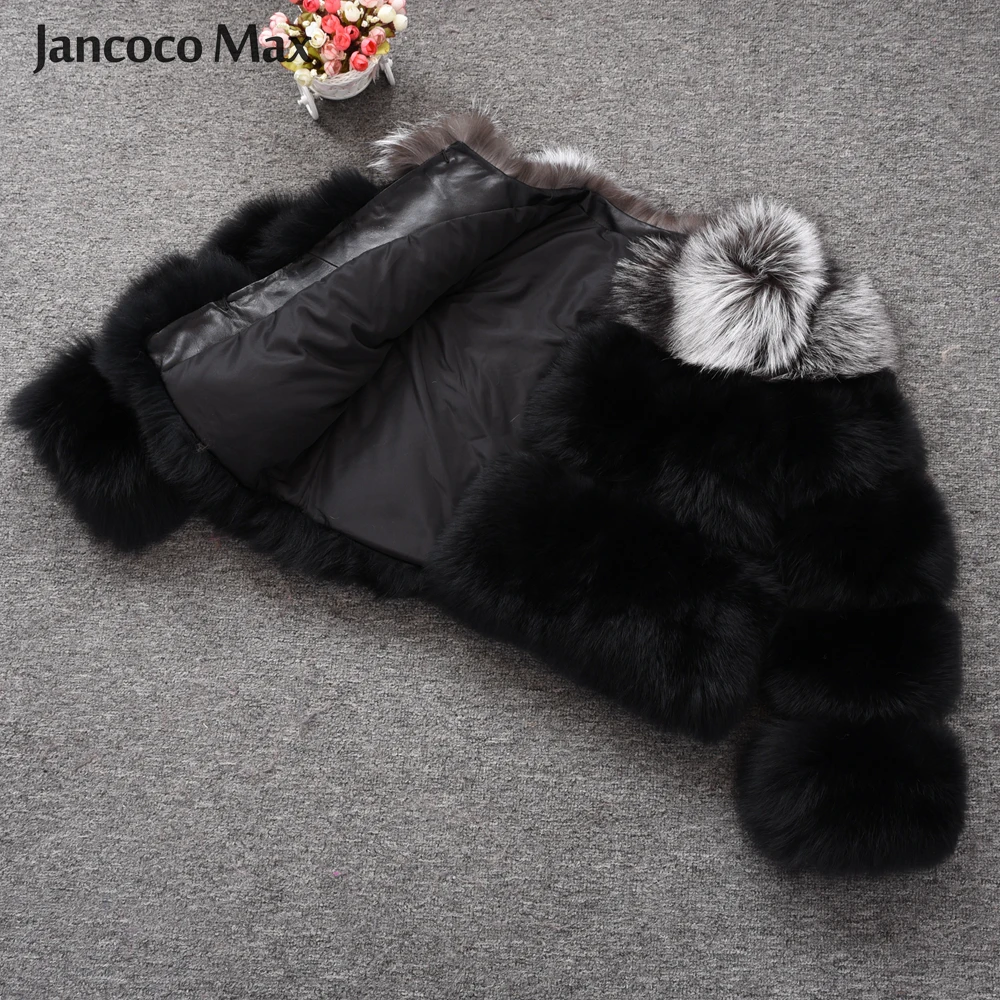 Женская шуба из натурального Лисьего меха модная разноцветная Меховая куртка с лисьим мехом наивысшего качества зимнее пальто S7486