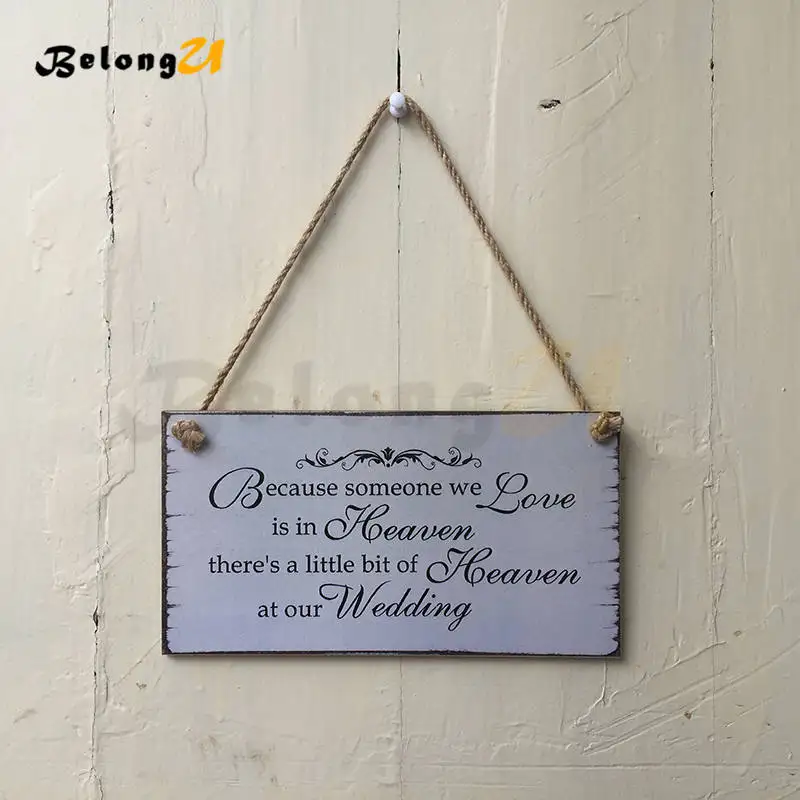 Wedding Decoration Hanging Signs MUW-026-04