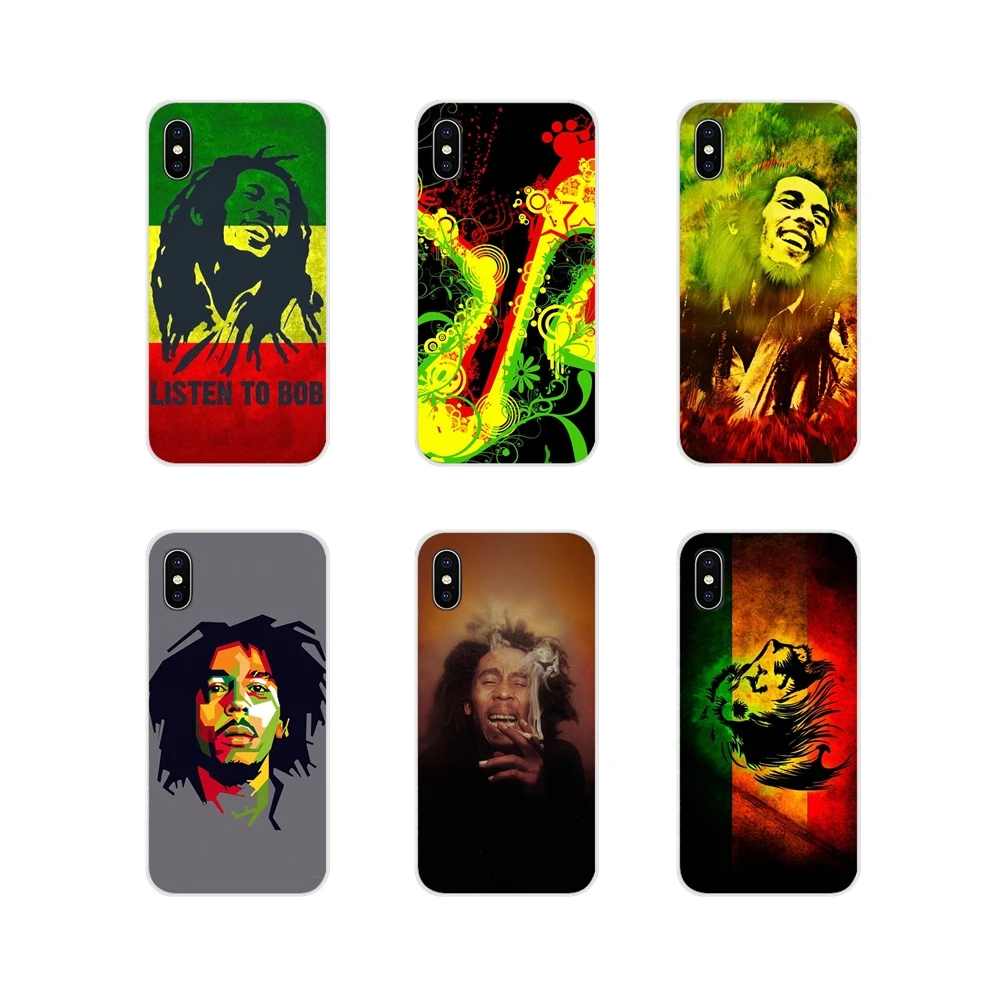 Мягкая прозрачная сумка для Huawei Mate Honor 4C 5C 5X 6X 7 7A 7C 8 9 10 8C 8X 20 Lite Pro Bob Marleys Lion Rasta