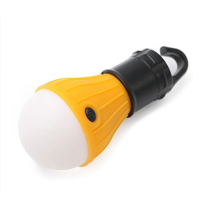 1 Pcs Outdoor Mini Tool Camping Equipment Lantern Tent Light Portable LED Bulb Emergency Hiking Fishing Hook Hanging Flashlight