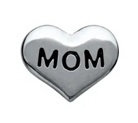 

free shipping 40pcs/lot christmas gift floating mom locket charms FC259