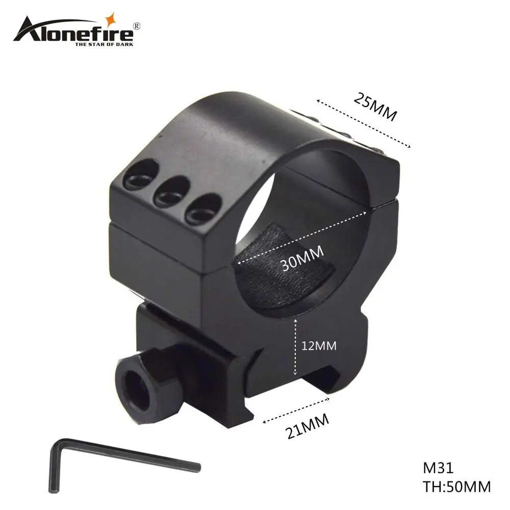 

AloneFire M31 30mm Extreme Low Profile Weaver Picatinny Scope Mount Ring for Hungting Scope Mounts