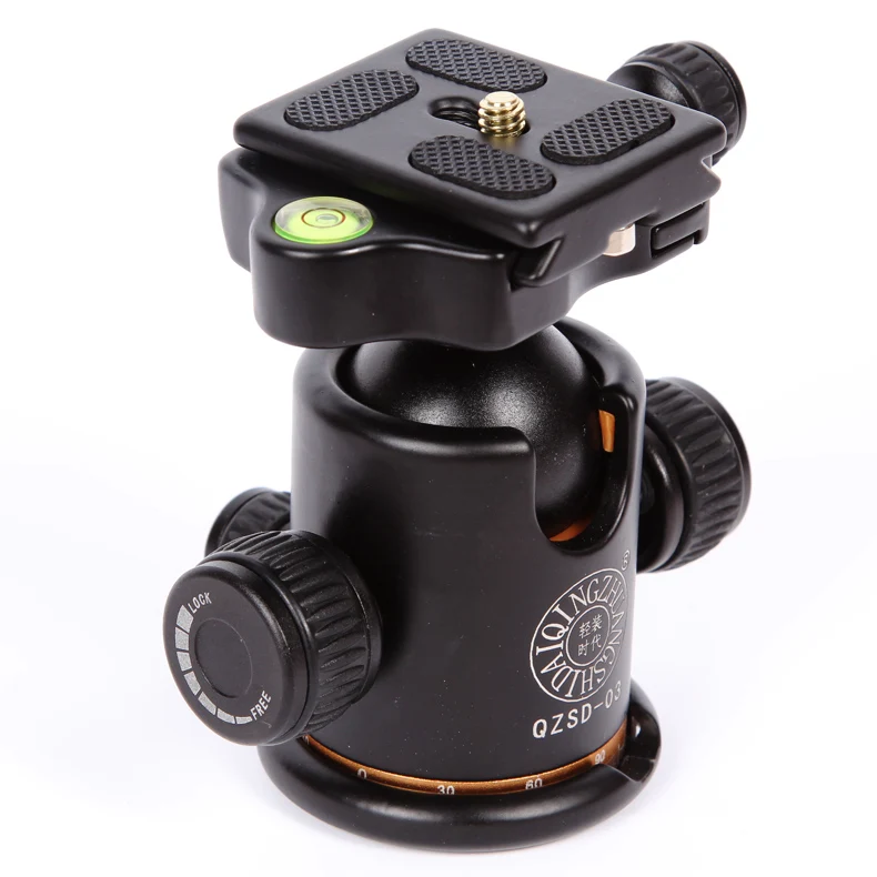 

QZSD-03 Q03 Professional 360 degree Panoramic Swivel Camera Tripod Head Fitting For Sirui Benro Manfrotto