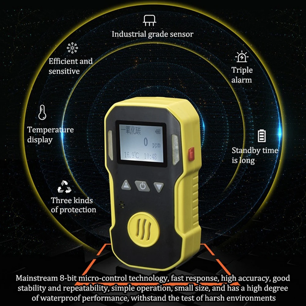 Digital Air Quality Tester Gas Analyzer Portable NO2 Leak Alarm Nitrogen Oxide Detector | Инструменты