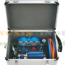 Новое поступление значение 7в1 Холодильный ремонтный набор инструментов с коробкой из алюминиевого сплава