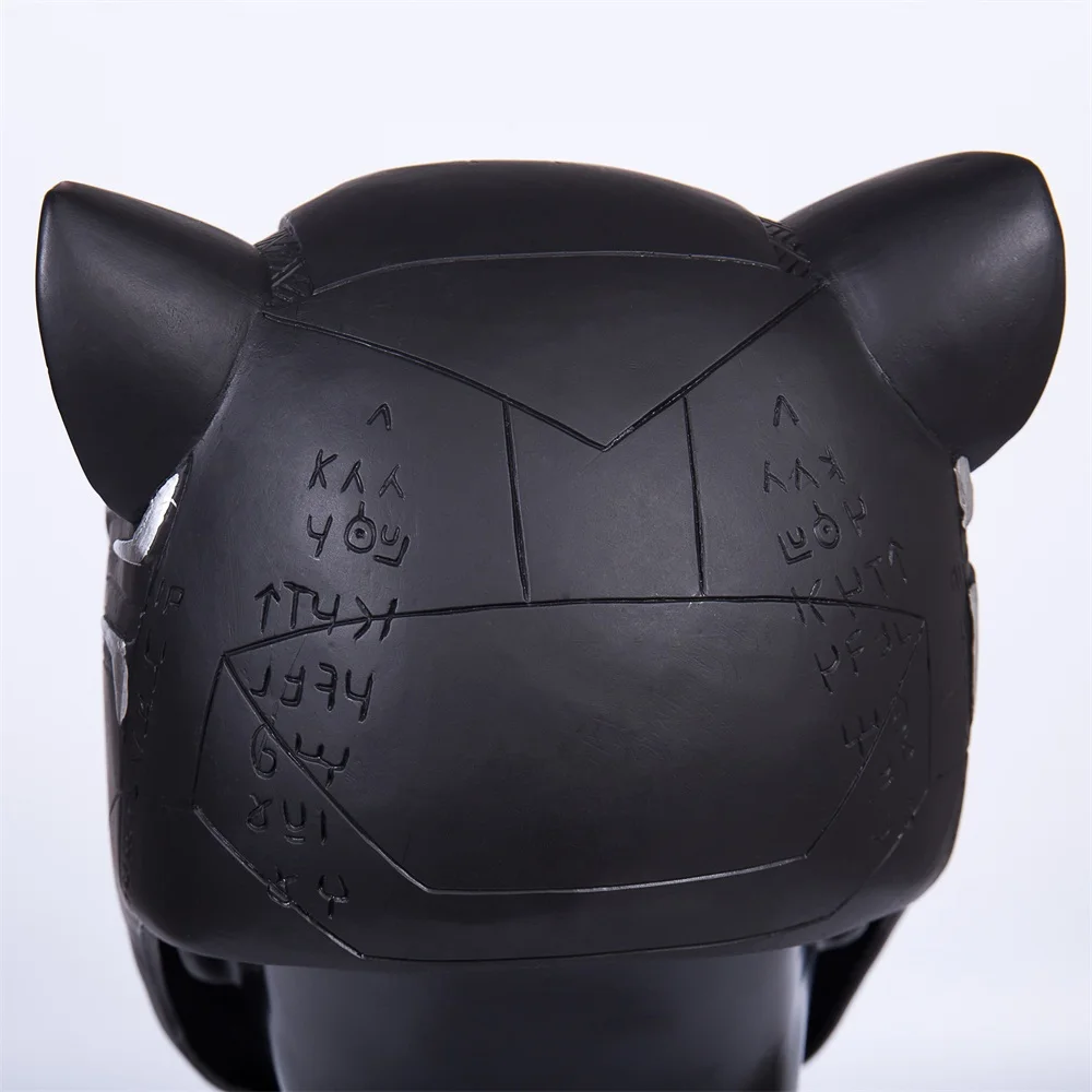 2018 New Black Panther Helmet Cosplay T'Challa Mask Halloween Party Helmet Prop (13)