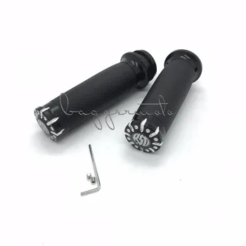 

1Pair Aluminum Handlebar Hand Grips Motorcycle Parts For Harley Electronic Model RSD