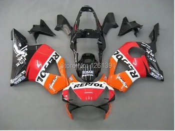

Fairing kits for REPSOL HONDA CBR900RR 954 02 03 CBR 900RR 2002 2003 CBR954 02 03 954RR 02 03 Red black orange fairings