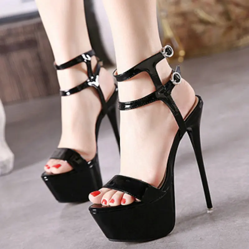 2019 New fashion shoes Women Sandals Heel Pumps Sexy platform Pointed Toe lady Super high heels 17cm Shoes big size 46 PA-98 2019 New fashion shoes Women Sandals Heel Pumps Sexy platform Pointed Toe lady Super high heels 17cm Shoes big size 46 PA-98