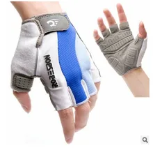 Riding font b gloves b font super pad shorts bike movement blue and white half finger
