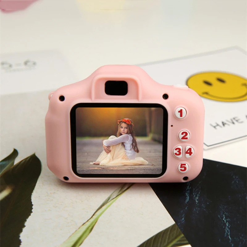 13.0MP перезаряжаемая детская мини-цифровая камера 2,0 дюймов HD экран видеомагнитофон видеокамера язык переключение тайм съемки