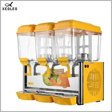 XEOLEO, три банки, машина для холодных и горячих напитков, 12л* 3, диспенсер для фруктового сока, машина для приготовления прохладных напитков, 220 В/110 В R134a/120 г