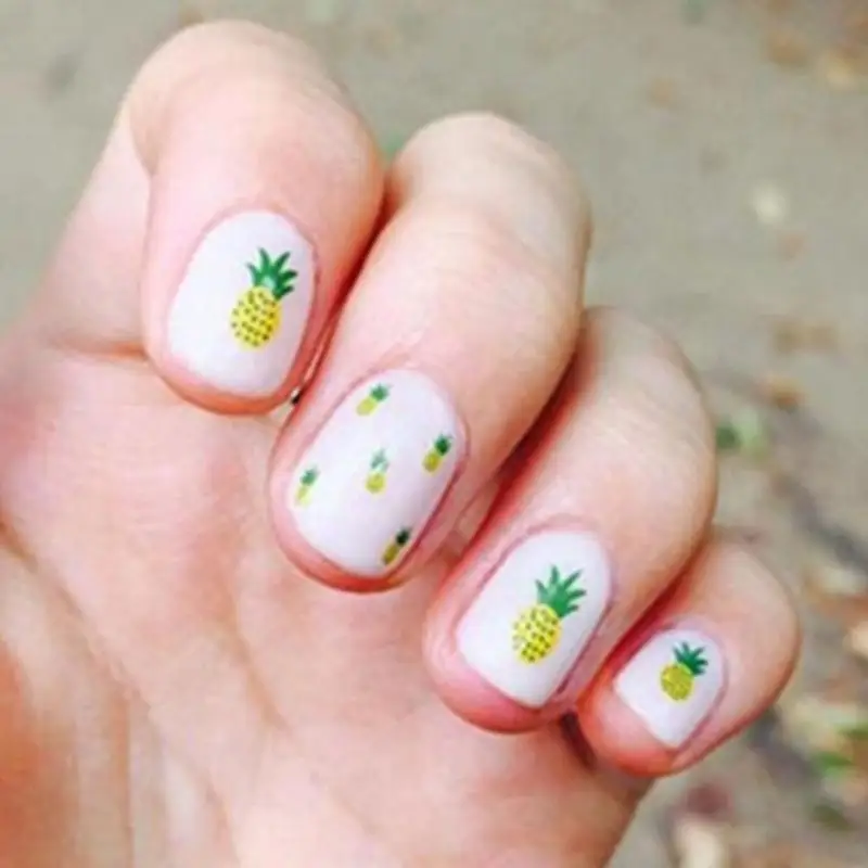 

1 Sheet/set Nail Art Flamingo/Pineapple/Mermaid Waterproof Manicure Nail Sticker