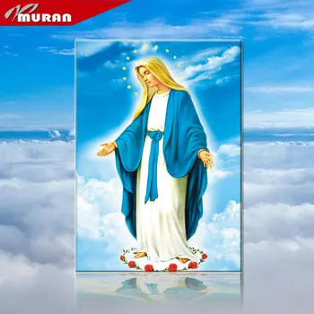 

Icon Matrona Moskovskaya Diamond Embroidery Religion Diamond Mosaic Religious DIY 5D Craft Crystal Bead Drill Decor Gift