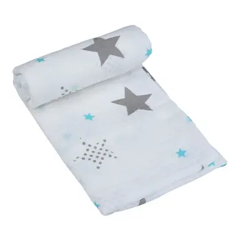 

One piece Frosted Bag ed Muslin Baby Blanket Swaddle Wrap for Newborn Infant 100% Cotton 120*120CM Sleepsack Stroller Cover
