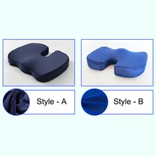 Гелевая подушка из пены памяти Нескользящая задняя боли в пояснице подушки для кресла для дома офиса автомобиля магазин UYT