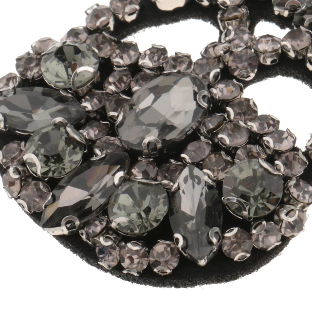 3Pcs Rhinestone Beaded Skull Eyes Patch for Clothing Sewing on Beading Applique Jackets Shoes Bags DIY Apparel Decoration