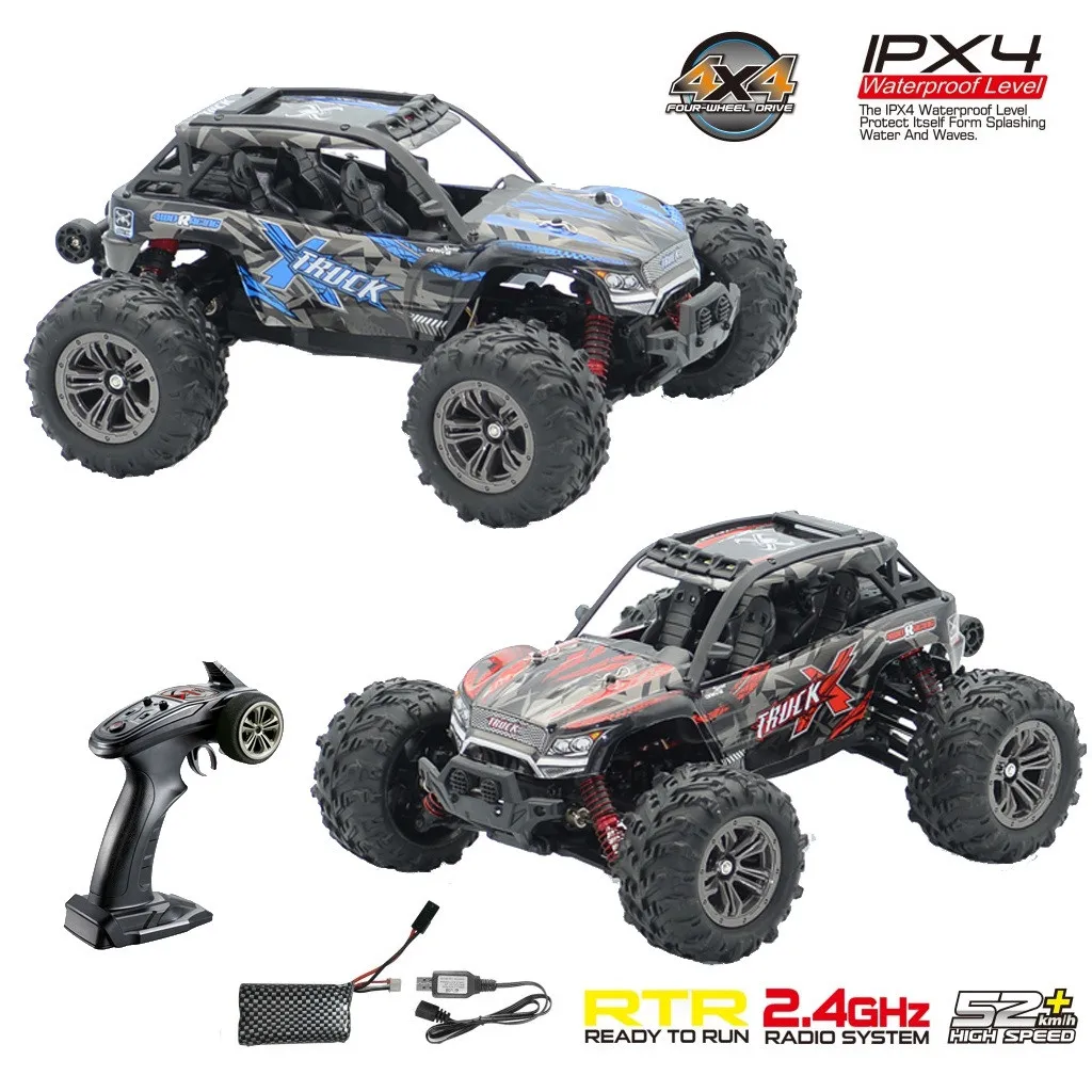 

RC Drift Car Q902 Brushless 2.4G 1:16 4WD 52km/h High-speed Off-road Monster Truck RC Car RTR anti-vibration 2019 NEW drop ship