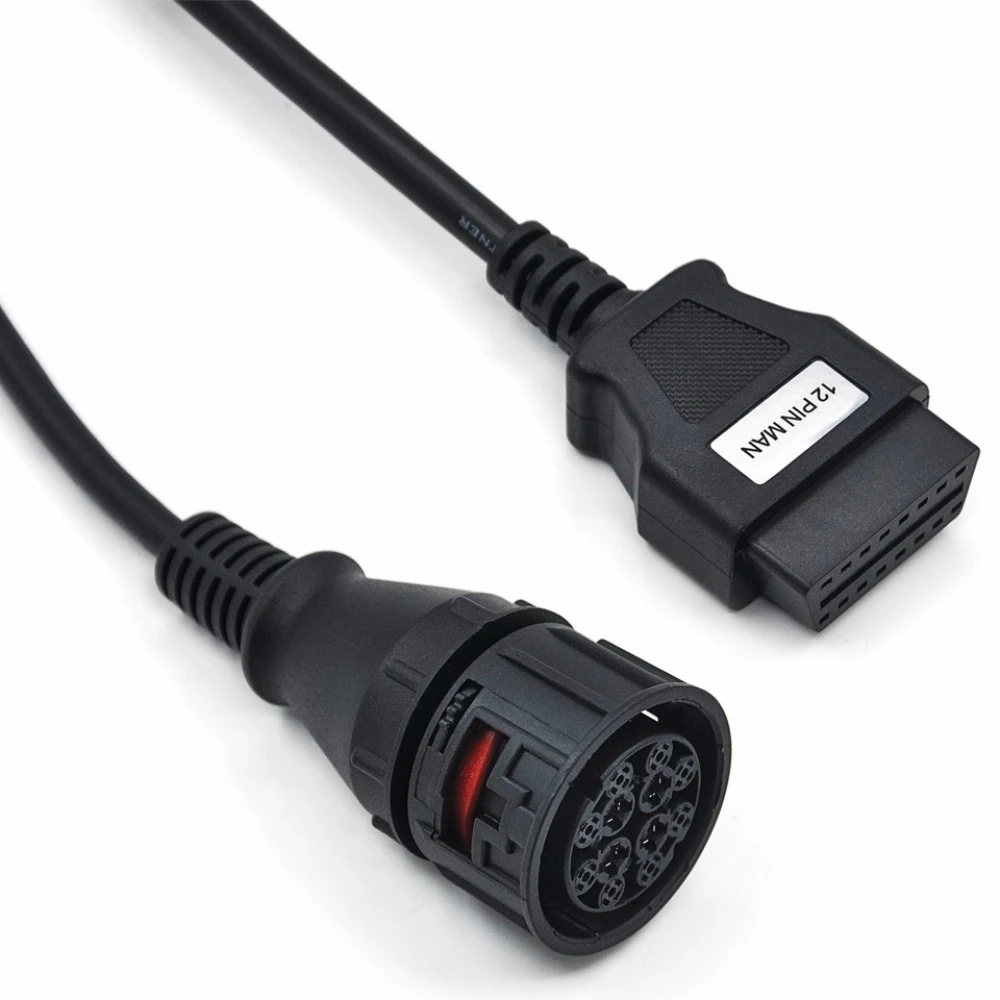 Для грузовика Man 12Pin для OBD2/OBD II 16 контактный диагностический инструмент