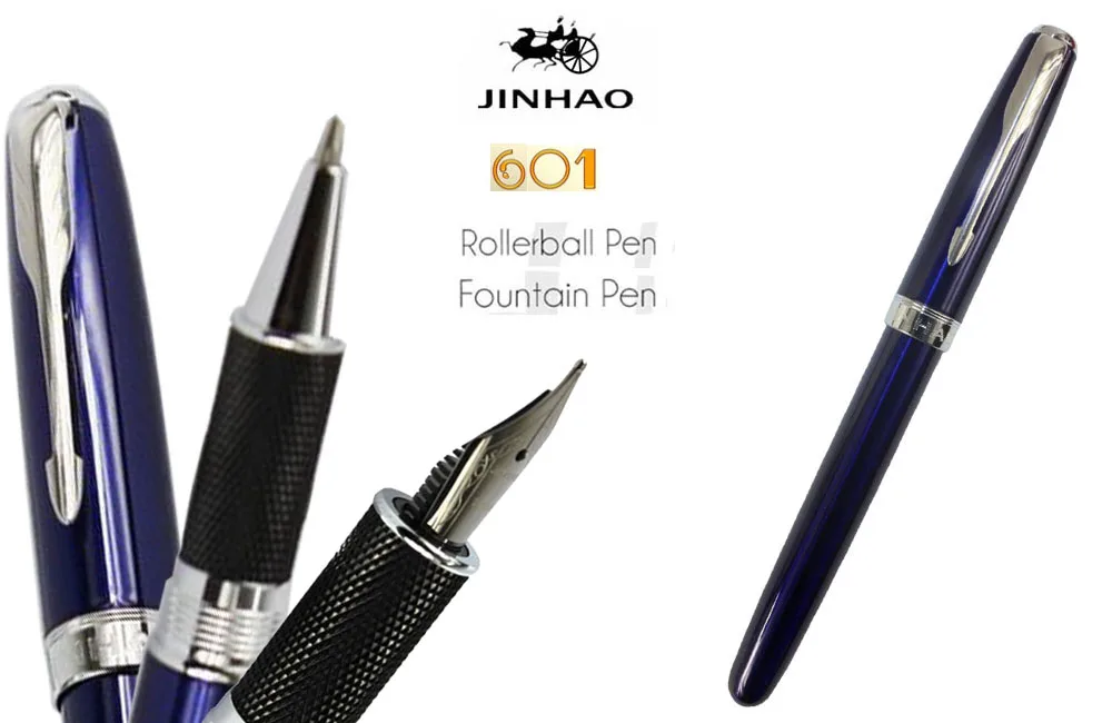 Pulpen Atau Roller Bola Pena Warna Biru Jinhao 601 Tanda Tangan Pena Yang Terbaik Hadiah Grosir 2 Pcs Lot Pengiriman Gratis Diasuransikan Best Fountain Pen Fountain Penjinhao 601 Aliexpress