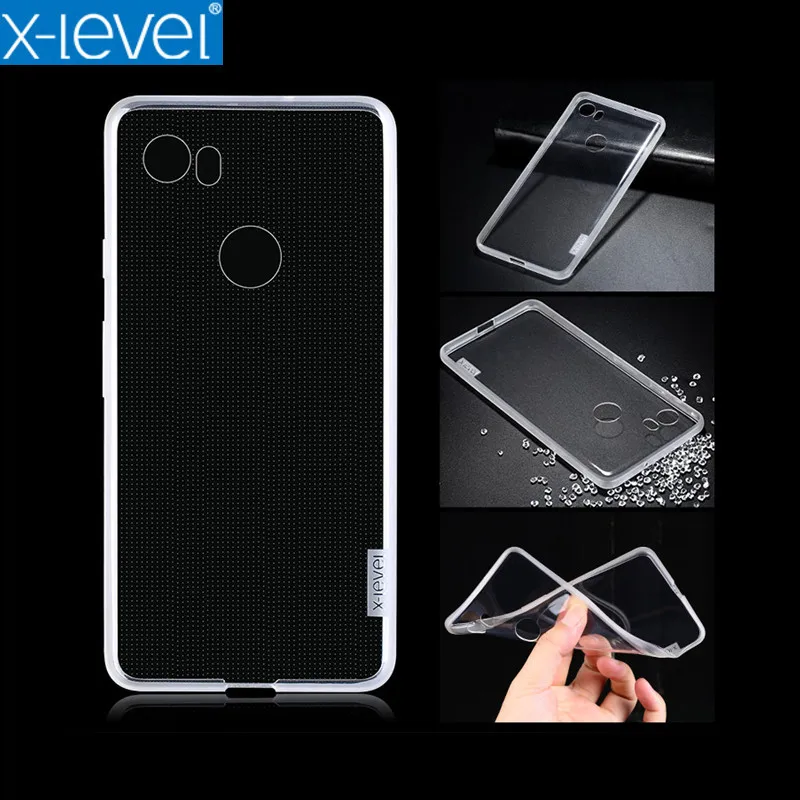 

Pixel 2 XL X-Level Crystal Clear Phone Case For Google Pixel 2 XL Ultra Thin Protective Retro Soft TPU Silicone Cover For Google