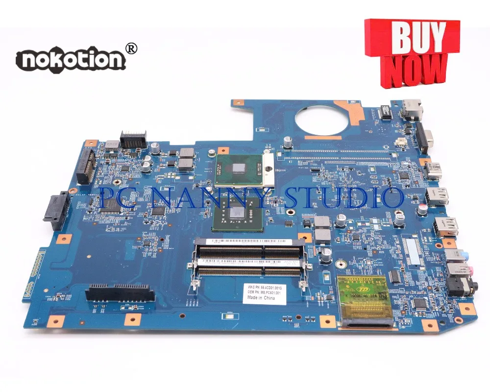 

PANANNY MBPC601001 For Acer Aspire 7735 7738 MOTHERBOARD 55.4CD01.081 DDR3 with cpu tested