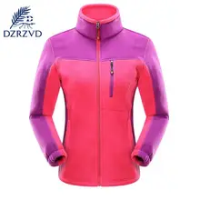 DZRZVD осень зима Для женщин Открытый Пеший Туризм Кемпинг флисовой куртки женские Рыбалка Охота ватки водонепроницаемый теплые пальто