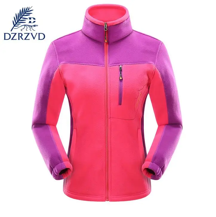 

DZRZVD Autumn winter new Women outdoor Hiking Camping Fleece Jacket Female Fishing Hunting fleece waterproof warm Coats