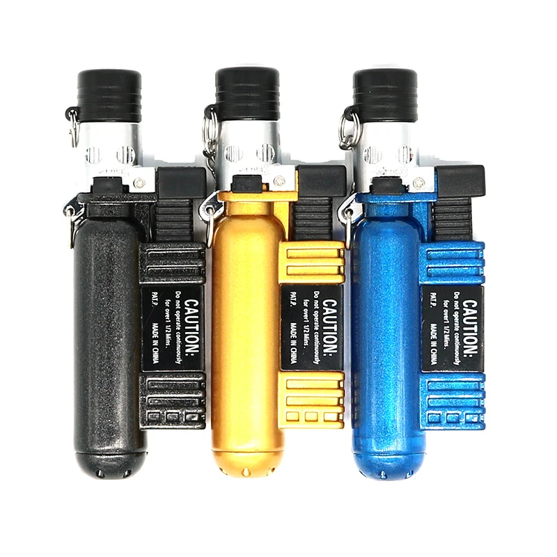 

AOMAI AM-136 Oxygen Cylinder Shaped Refillable Butane Creative Jet 1300 C Torch Cigar Cigarette Lighter Color Assorted NO GAS