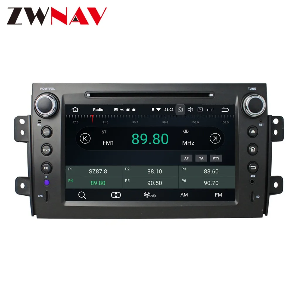 Perfect Android 8 4+32G Car DVD Player GPS navigation For Suzuki SX4 2006-2012 head unit multimedia player tape recorder 4