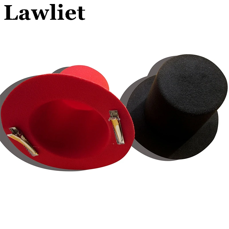 Mini Top Tall Hat for Women High Millinery Base DIY Craft Alligator Clips EVA Fascinator