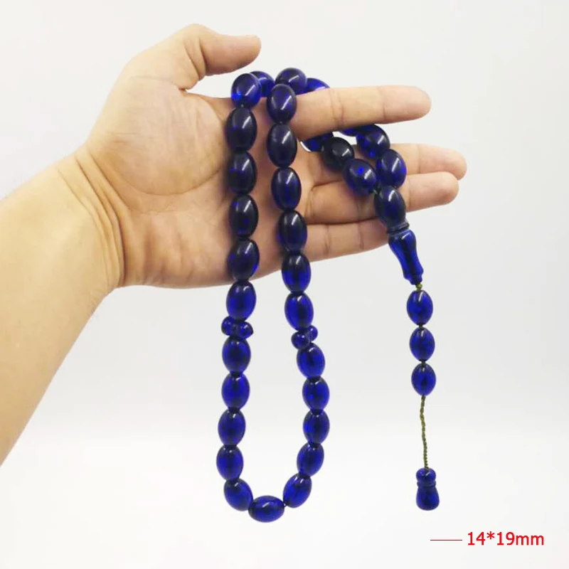 Большой размер Tasbih 33 бусины Четки мусульманский мужской браслет на заказ