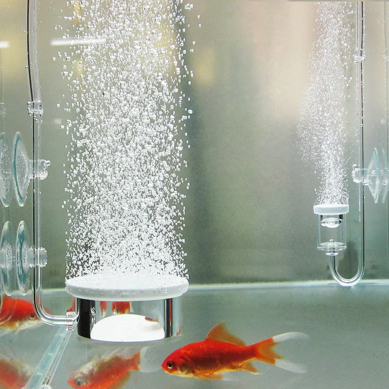 

Air pump oxygen diffuser hang on min nano bubble counter air pump accessory aquarium fish tank oxygen silent quiet no noise