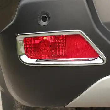 

For Peugeot 3008 2009-2015 2PCS ABS Chromed Exterior Rear Fog Lamp Cover Trim