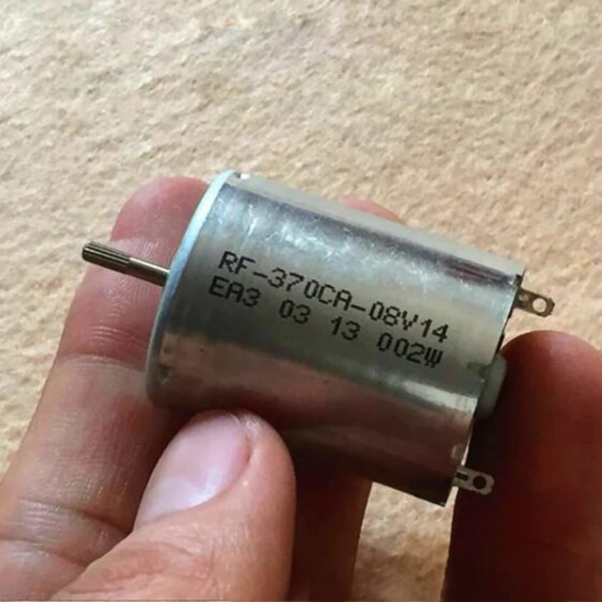 RF 370CA двигатель постоянного тока высокоскоростной 8V DC 7000RPM электрические