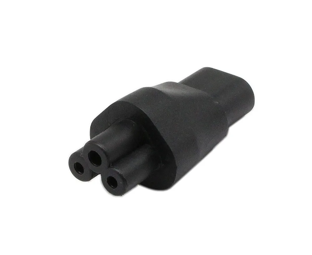 LBSC IEC 60320 C5 3 контактный разъем для C8 2 Pin типа «папа» переменного тока Мощность адаптер розетка