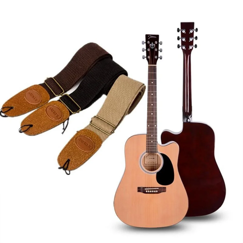 Guitar strap leather head strap electric guitar folk guitar acoustic