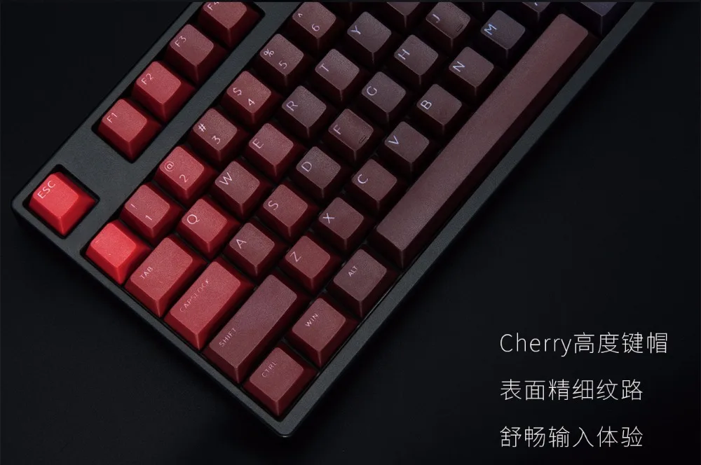 Краситель 104 PBT колпачки для механической клавиатуры толстые PBT keycap cherry mx poker 61 клавиатура ANSI лазерная печать