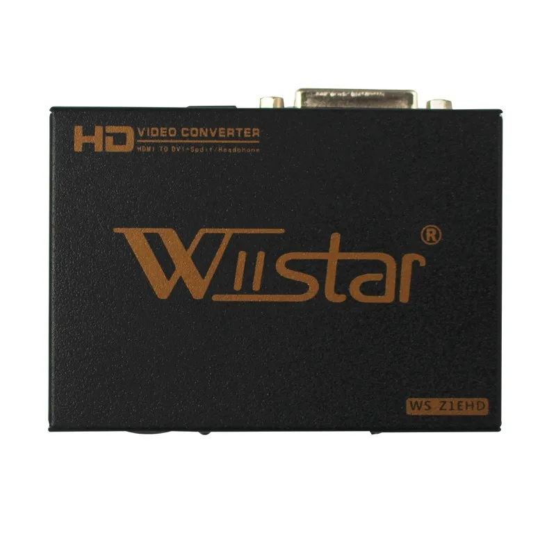 Wiistar HDMI к DVI SPDIF аудио-видео переходник конвертер адаптер Черный