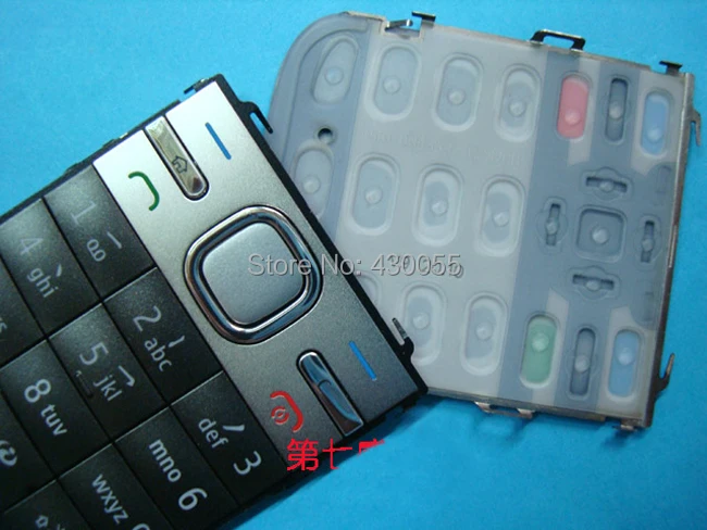 Black/White/Grey New Housing Main Home Function Keyboards Keypads Cover Case For Nokia C5,