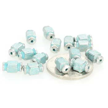 

Miasol 200 Pieces 5x10 MM Vintage Plating Acrylic Antique Style Design Spacers Tube Beads For Diy Jewelry Making