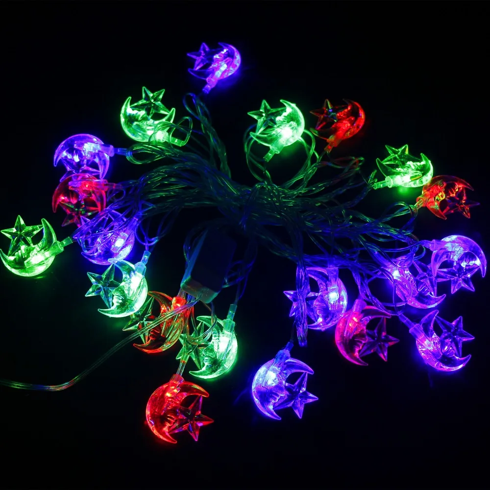 Moon and Star Led String Lights Promotion-Shop for Promotional Moon and Star Led String Lights ...