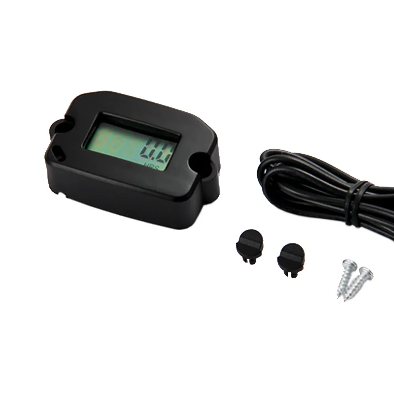 

2/4 Stroke Digital Inductive Tachometer Record RPM Hour Meter Used For Motorcycle,Generator,Boat,Marine,Jet Ski,Snowmobile HM022