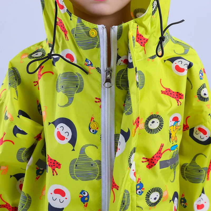 Большой край шляпа детский Дождевик Цельный Дождевик; непромокаемые штаны детский плащ экологичный плащ для учеников начальной школы