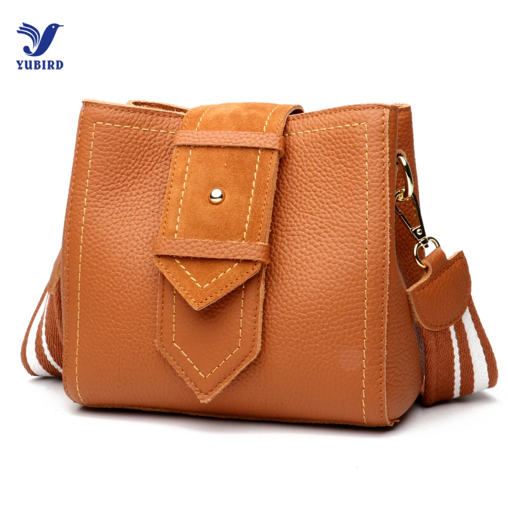 

YUBIRD Women Shoulder Bags Real Cow Leather Crossbody Bag Small Genuine Leather Female Shoulder Bag Vintage Bucket Bag leren tas