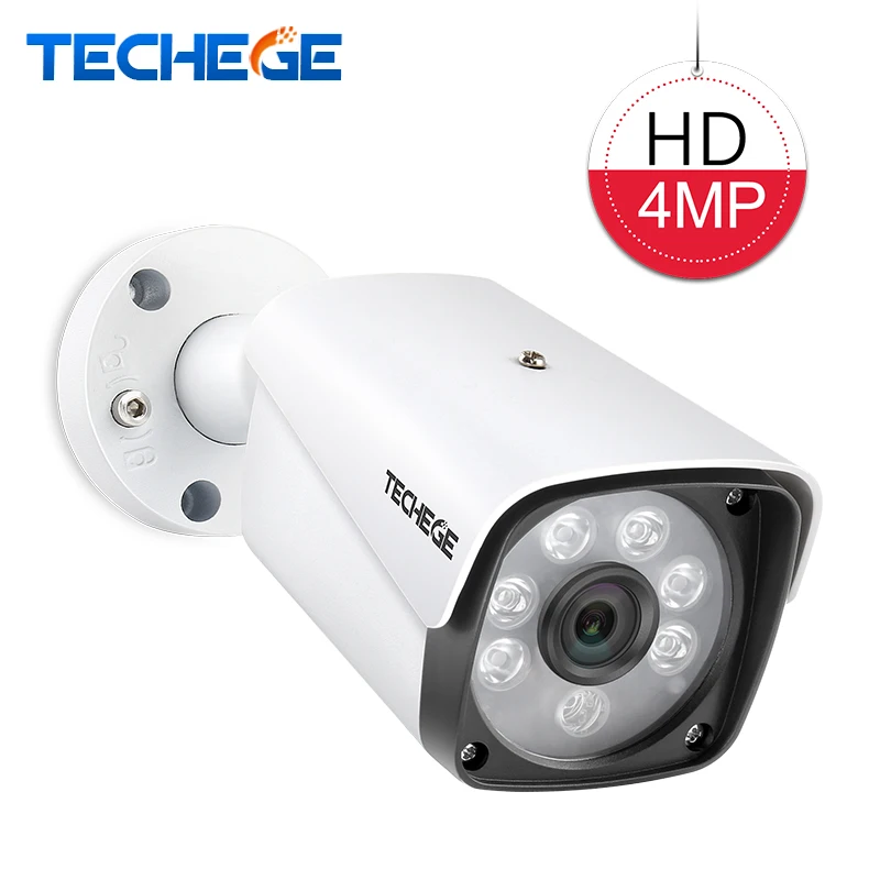 

Techege 4.0MP AHD Camera CCTV Bullet Camera HD Waterproof Metal housing Night vision Security Camera for 4MP AHD system
