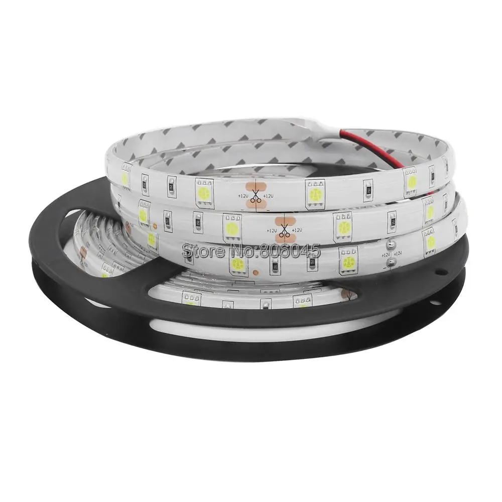 5 м 12 В DC SMD 5050 Светодиодная лента 30 светодиодов/м 150 светодиодов IP20 IP65