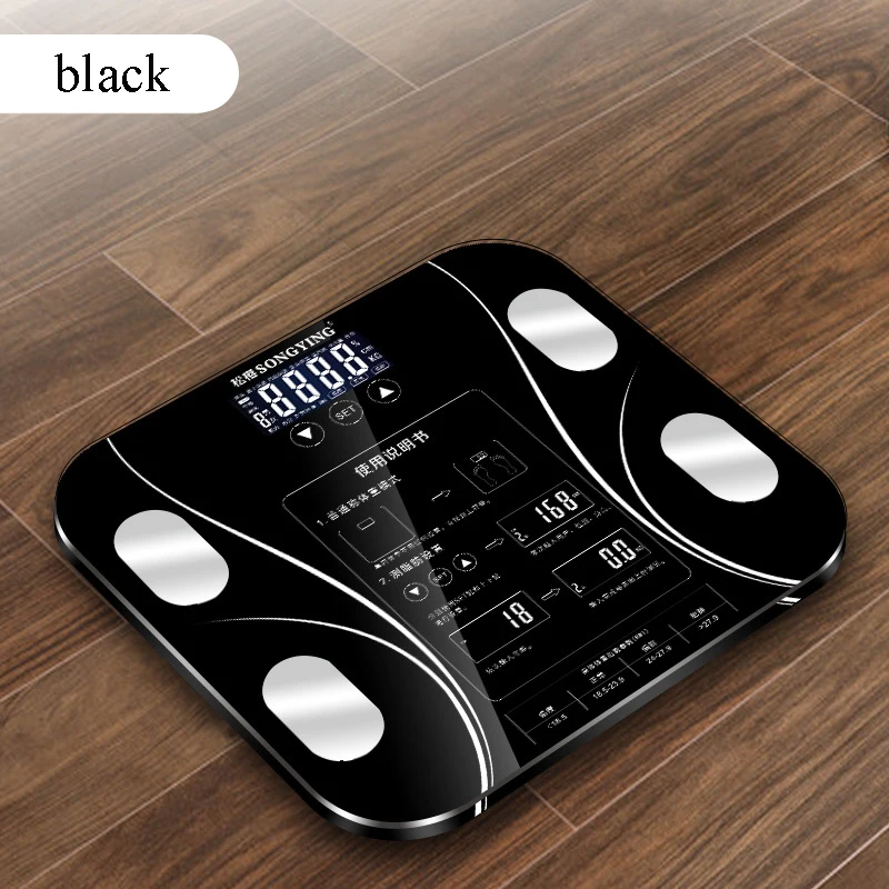 

BEEMSK PRO Body fat scale LED Display fat weighing Intelligent body composition analysis health Bathroom Balance Bluetooth APP