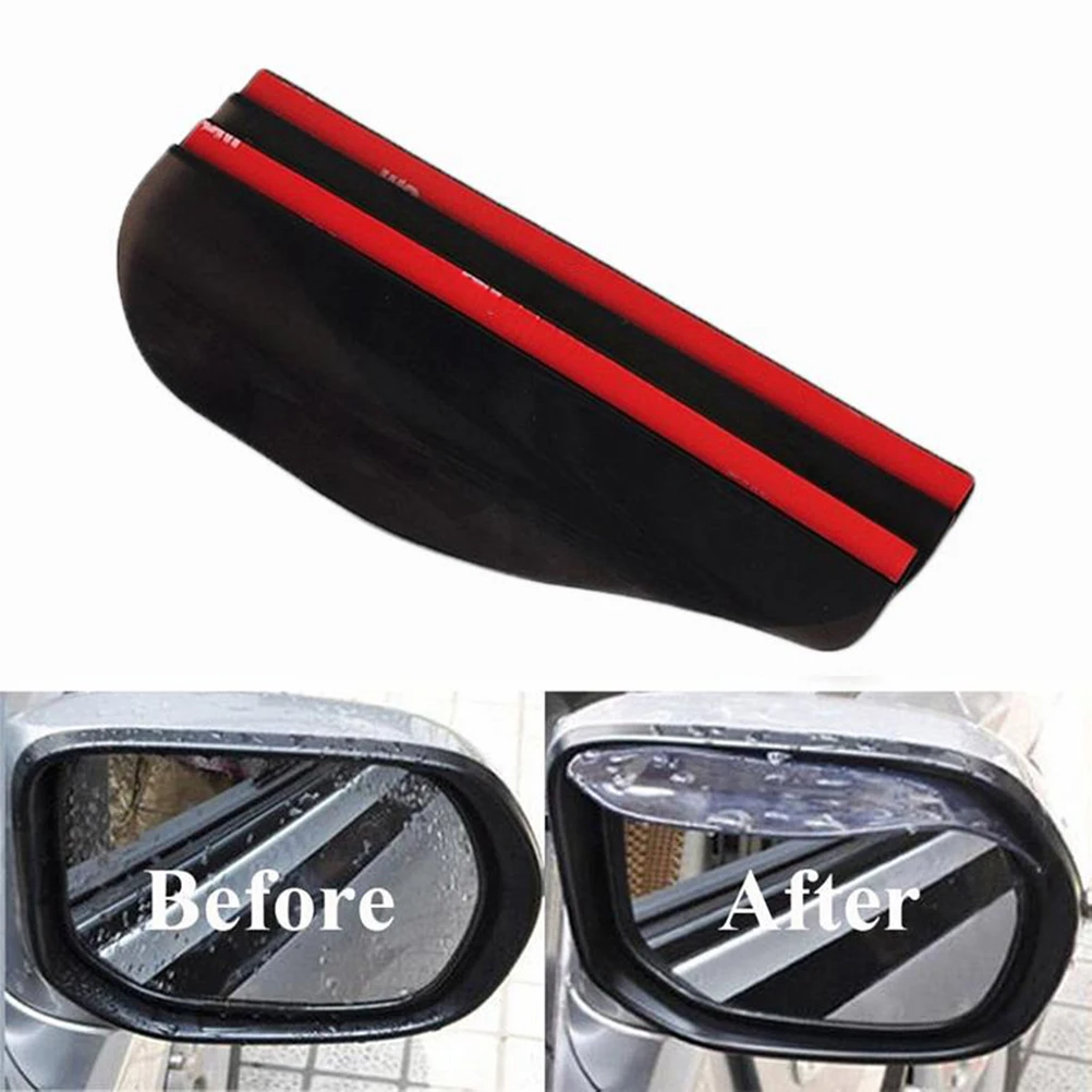 

2Pcs Car Styling Universal Flexible Rear View Side Mirror Rain Board Sun Visor Shade Shield Protector For Car Truck Suv