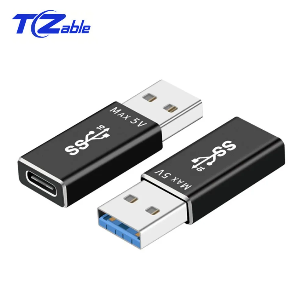 

USB Type C Adapter USB3.1 Type C Converter Chip 10G High Speed Data Transmission USB Male Female OTG Converter USB-C Connector
